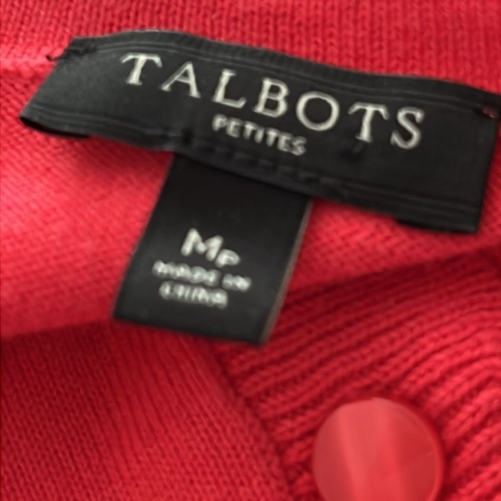 Talbots Black Label Charming Button Up Cardigan R… - image 6